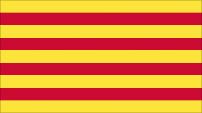 El-numero-de-franjas-en-la-bandera-de-cataluna