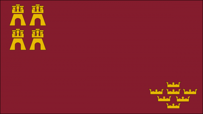 La bandera de la comunidad autonoma de murcia -
