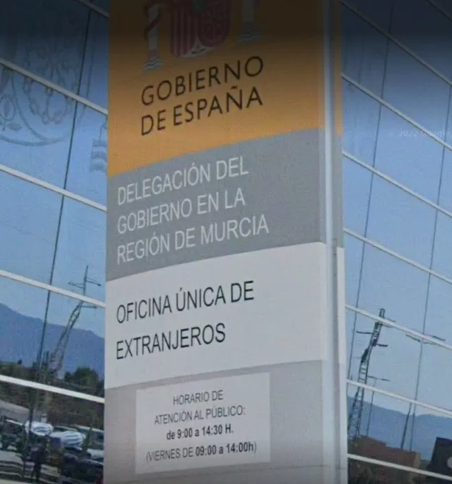 Oficina de extranjería de Murcia