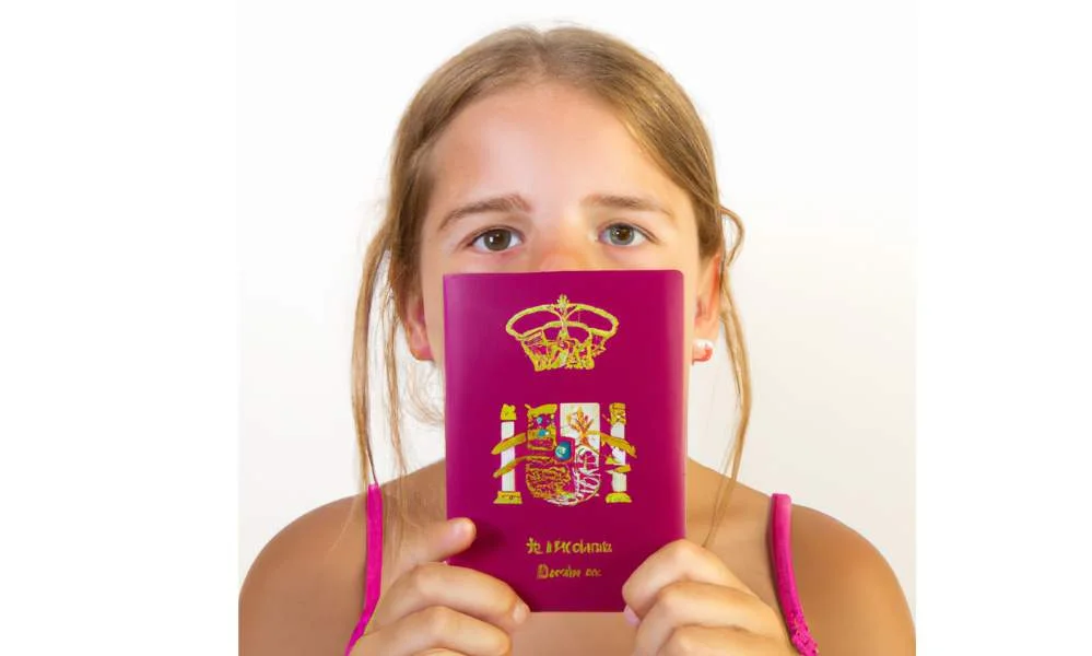 foto de pasaporte de españa