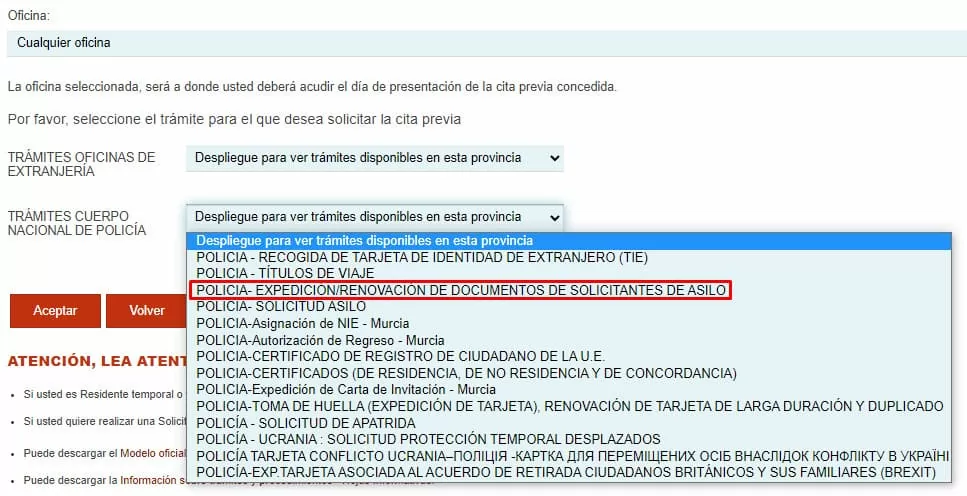 cita_ previa_ policia_ expedicion_renovacion_de_documentos_de_solicitantes_de_asilo