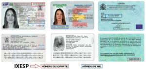 IXESP del NIE: Encuentra el número de soporte