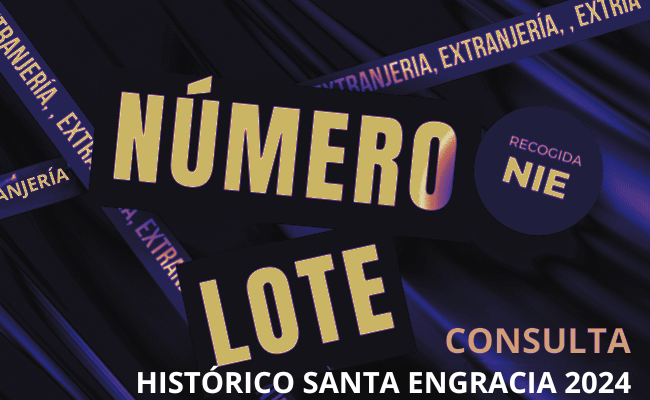 HISTÓRICO lote nie santa engracia 2024