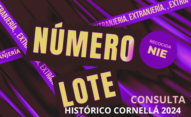 HISTÓRICO lote nie cornellá de llobregat 2024