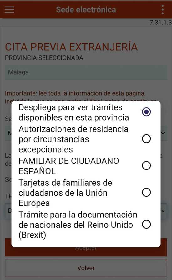 tramites cita previa extranjeria oficina extranjeros malaga